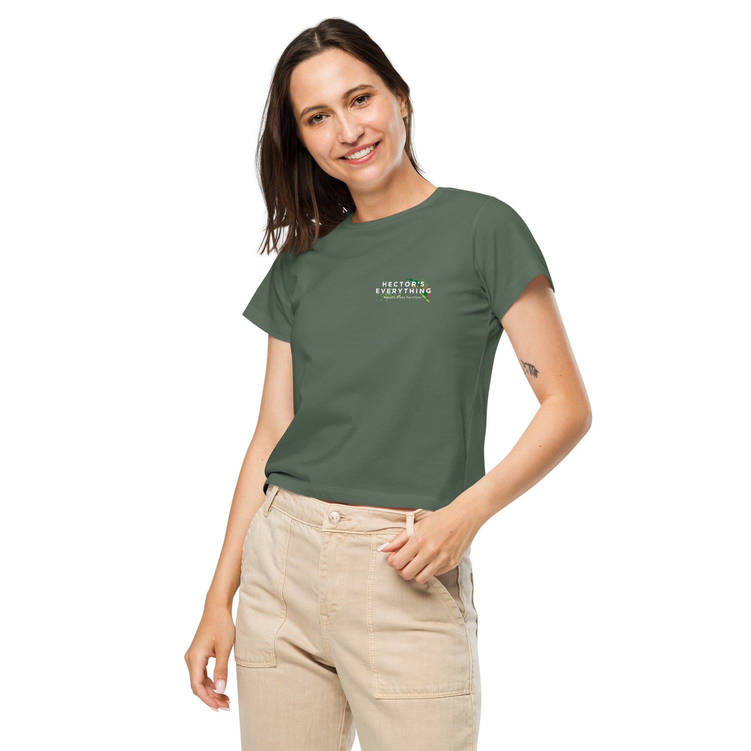 Hector's Everything Aquatic Plant Fertilizer Logo Women’s high-waisted t-shirt