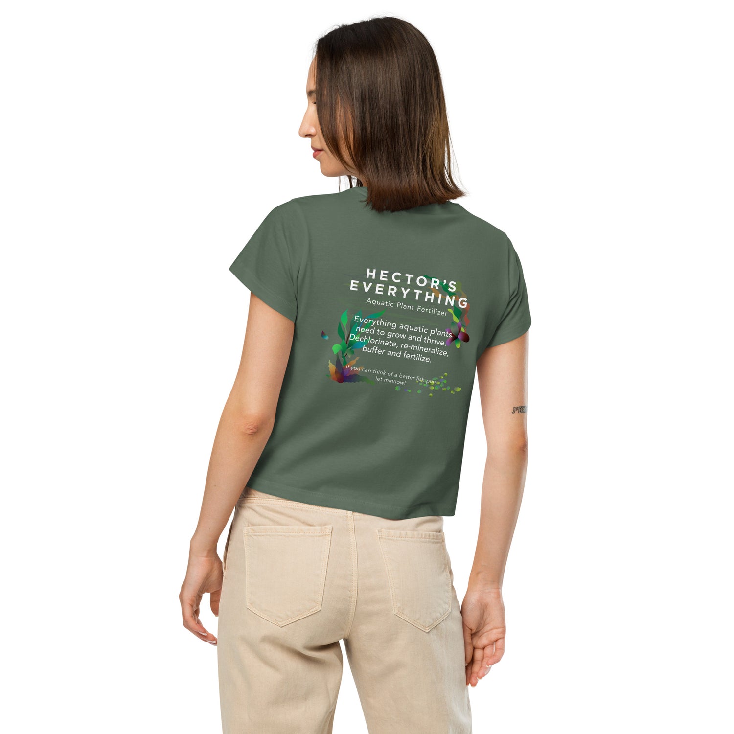 Hector's Everything Aquatic Plant Fertilizer Logo Women’s high-waisted t-shirt